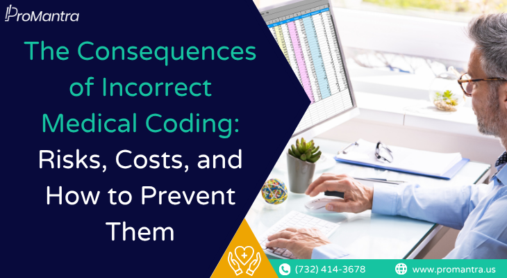 Professional reviewing coding data to prevent consequences of incorrect medical coding